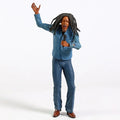 Bob Marley – Musiklegende, jamaikanischer Sänger &amp; Mikrofon – PVC-Actionfigur, Sammlerstück, 18 cm