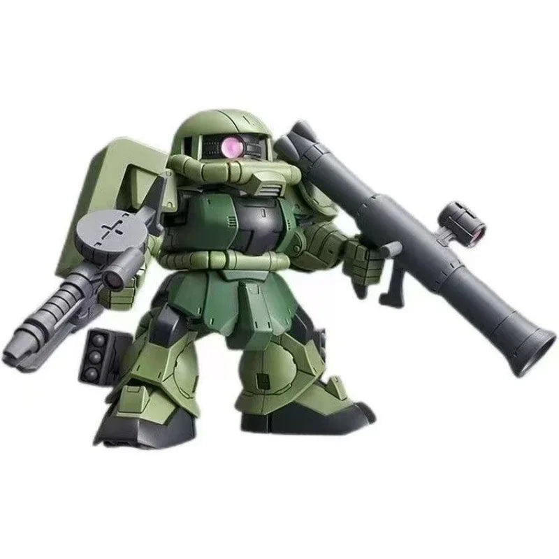 2026 Cute Assembly Model Toy Zaku Ii Mass Production een Version Q Version Mobile Suit Robot Model Kit for Ages 8 And above Gift