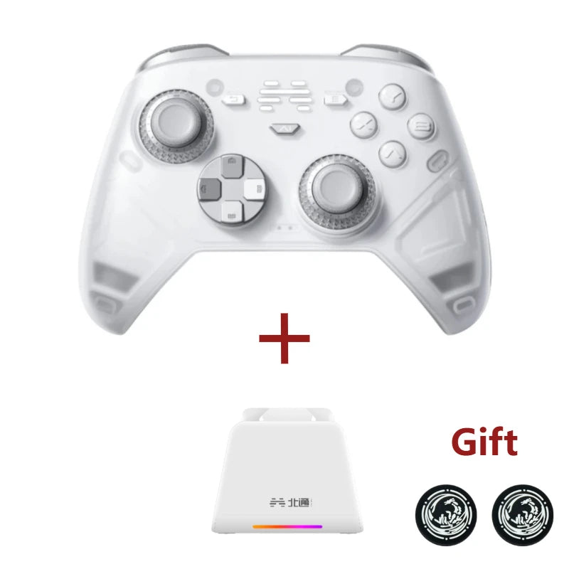 BEITONG KP70 Haptic Vibration Wireless Bluetooth Gamepad Controller for PC Steam Android iOS Switch1/2 with 6 Back Paddles