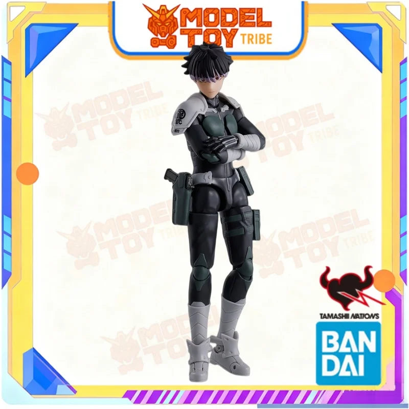 In Stock Japan Bandai Original Anime TAMASHII NATIONS 1/12 SHF Gen Narumi (Kaiju No. eight) Action Figure Model Toy Gift for kid