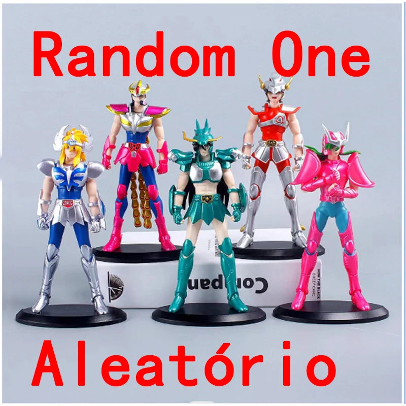 19см Saint Seiya Аниме Фигурки Мит Плат EX Pegasus Dragon Shiryu Hyoga Cygnus Phoenix Ikki Екшън Фигурка Колекция Модел Играчка