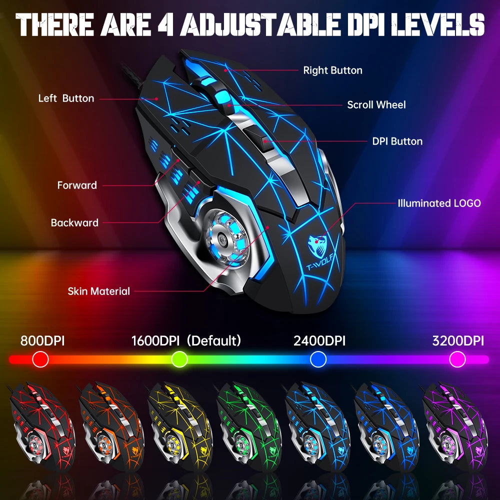 Battle Royale Game Artifact OneHanded With Palm Rest RGB Keyboard Converter Programmable Mouse 5-in-1 Set For Android iOS HOT