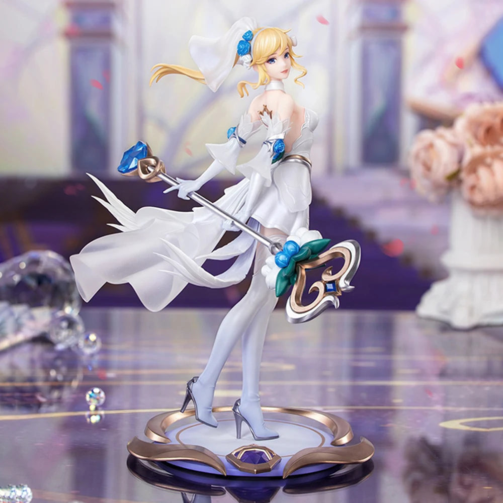 IN Stock Original Myethos Gift+ League of Legends Lux  (Crystal Rose) Action Figure Model Collectible Toys 21.6CM Birthday Gift