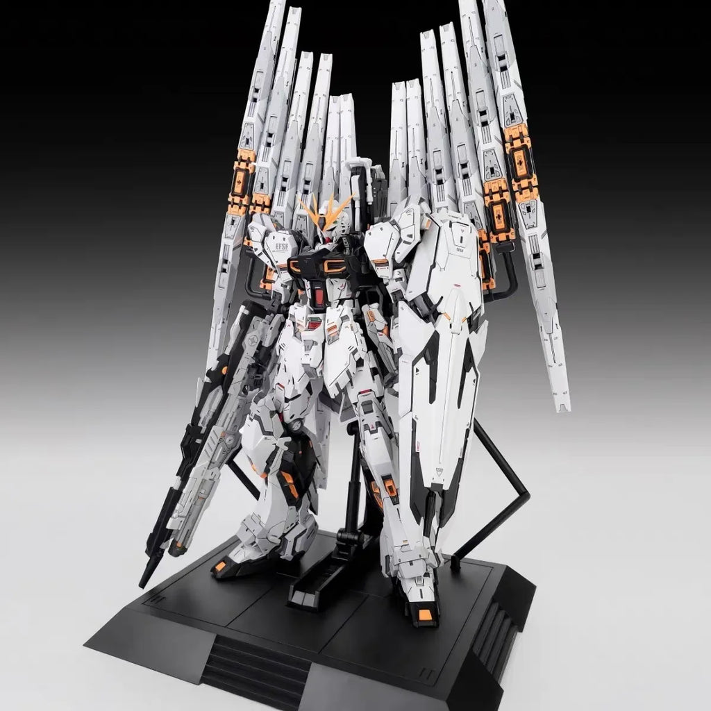 In Stock NONGCHANGZHU Model Rx-93 V Gk Assembly Model Kits 1/100 Mg Anime Action Figure Robot Plastic Model Gifts Toys
