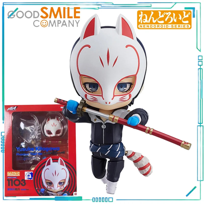 GSC Genuine NENDOROID Series PERSONA5 The Animation 1162 Ryuji Sakamoto 1143 PANTHER Mobile Model Toy Q-version Humanoid