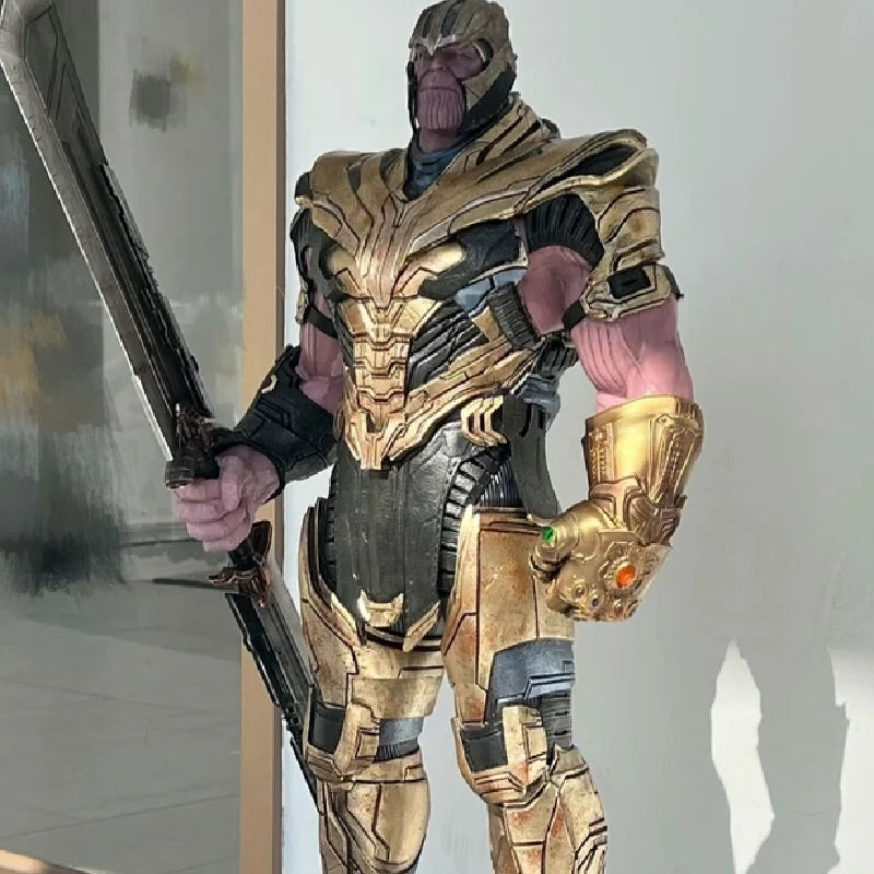 Avengers Gk Standing Thanos Resin Statue Figure Desktop Ornament Art Collectible