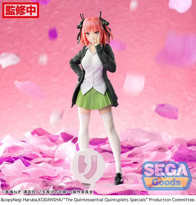 SEGA Luminasta The Quintessential Quintuplets Nakano Ichika Nino Miku Yotsuba Itsuki PVC 20CM Anime Action Figures Model Toy