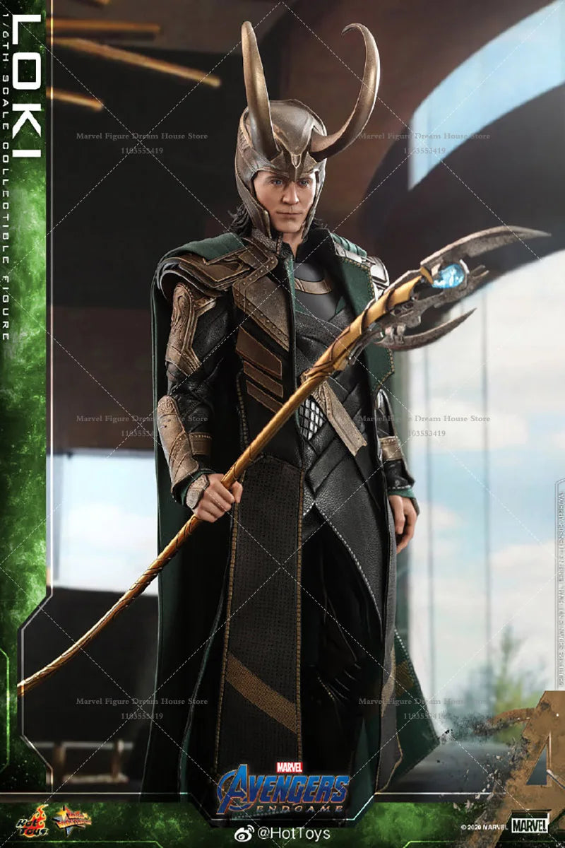 HOTTOYS MMS579 1/6 Scale Marvel The Avengers Supervillain Loki Asgard Princ Fantasy Spell 12-inch Full Set Action Figure Soldier