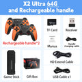 X2 Ultra Video Game Stick Console Or ONLY 64G Retro Games Christmas Gift 2.4G Double Wireless Controller 4K HD30000 Games