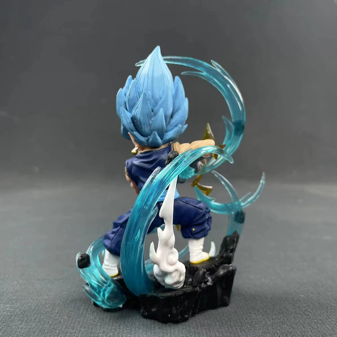 Q версия Dragon Ball Z Vegeta фигурка Vegetto 11CM PVC екшън фигурки колекция модели играчки