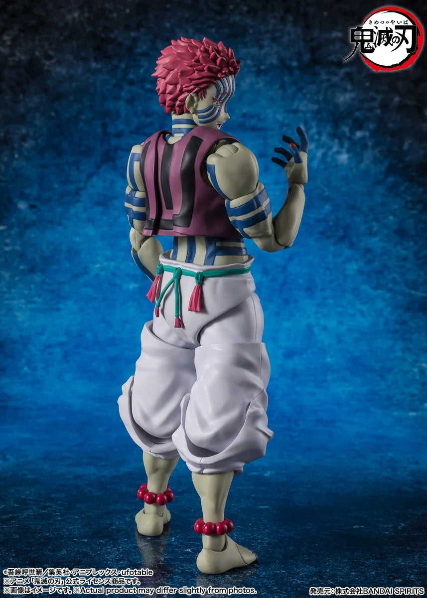 Genuine Original BANDAI SHFiguarts Demon Slayer Akaza Figure Anime Action Model