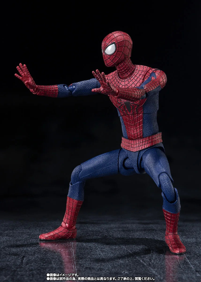 BANDAI Spider-Man Figure Toys S.h.figuarts The Amazing Spider Man Figurines Hot Toys For Boys Gift