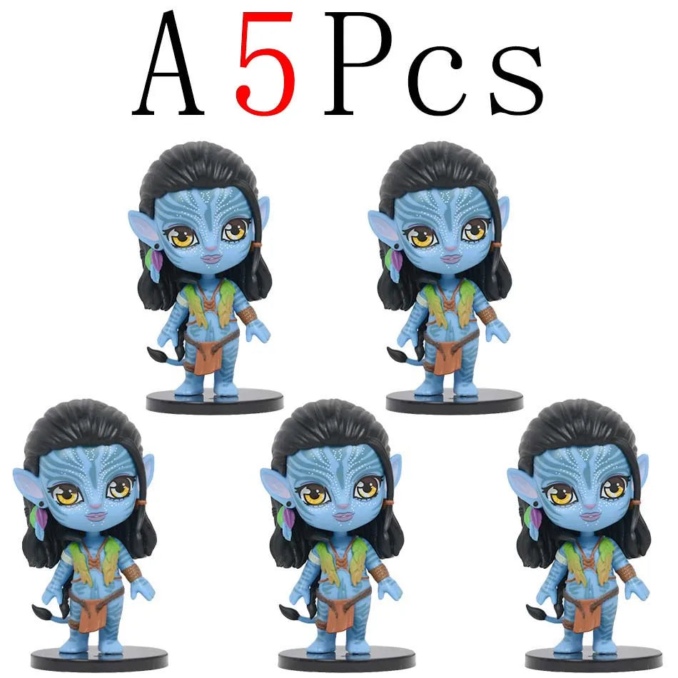 New popular Avatar: Fire and Ash cute Q-version figurine Jake Sully Neytiri PVC Figure Model Toys birthday gift Christmas gift