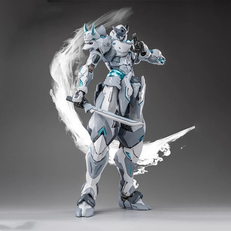 Zen Of Meta Shadow Domain Ninja White Ghost Alloy Action Figures Gk Model Kit Multi Accessories Toy Exquisite Handsome Ornament
