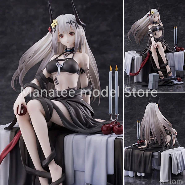 FuRyu Original Arknights 1/7 Scale Figure Mudrock Silent Night DN06 PVC Action Figure Anime Model Toys Collection Doll Gift