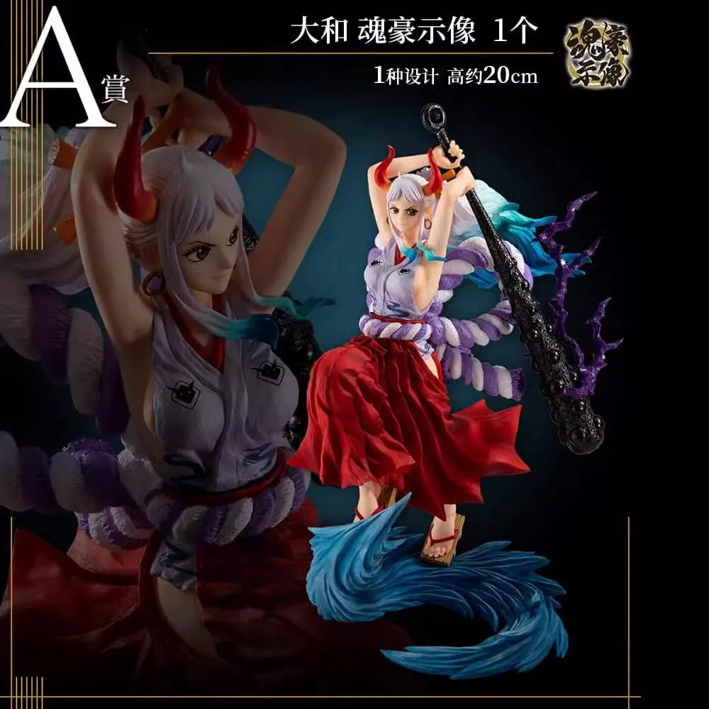 Bandai Original One Piece Reward Soul Ho Kaido Dragon Ember Quinn Marco Runti Black Maria Collectible Figures Model Toy Gift