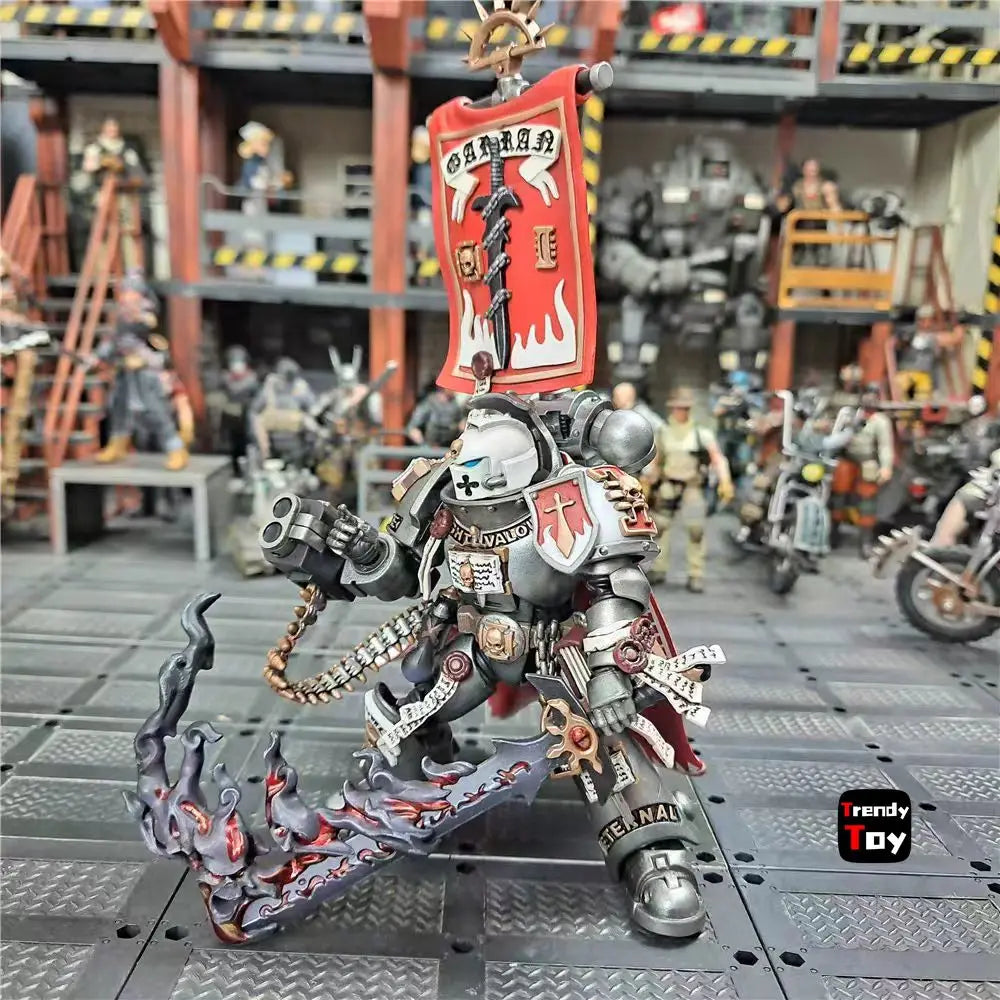 【JOYTOY】Warhammer 40K Грей Рицари Кастелан Кроу 1/18 Екшън фигурка играчка