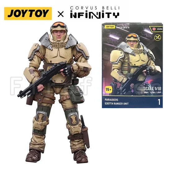 1/18 JOYTOY Action Figure Infinity Ariadna Marauders 5307th Range Anime Model Toy