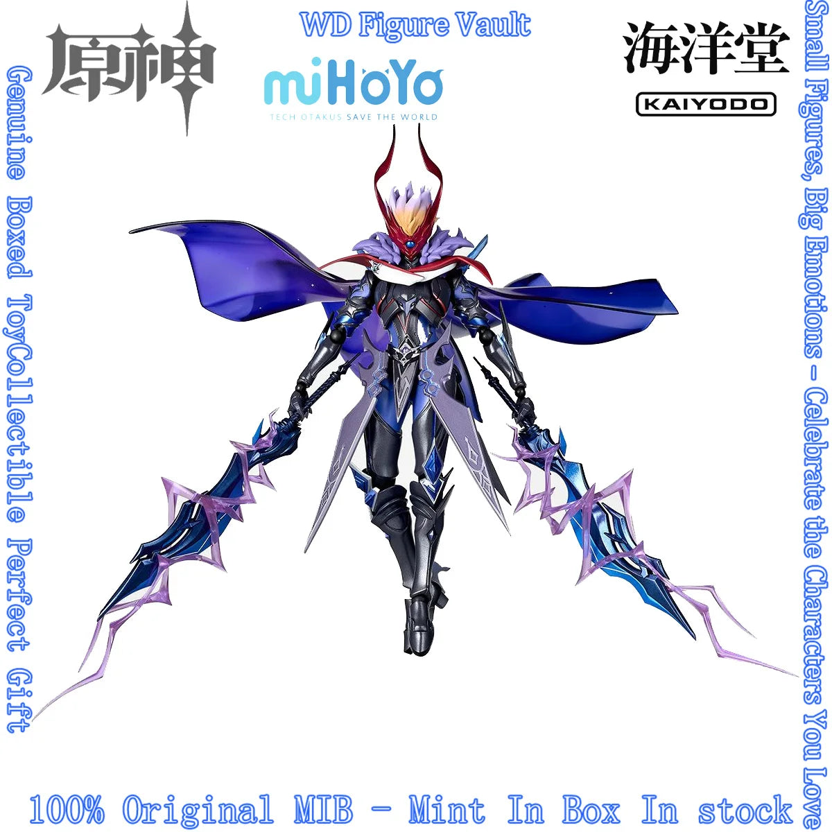 In stock Kaiyodo x miHoYo Genshin Impact Tartaglia (The Balladeer) Abyss Mage Outfit Action Figure Model Genuine Boxed Toys Gift