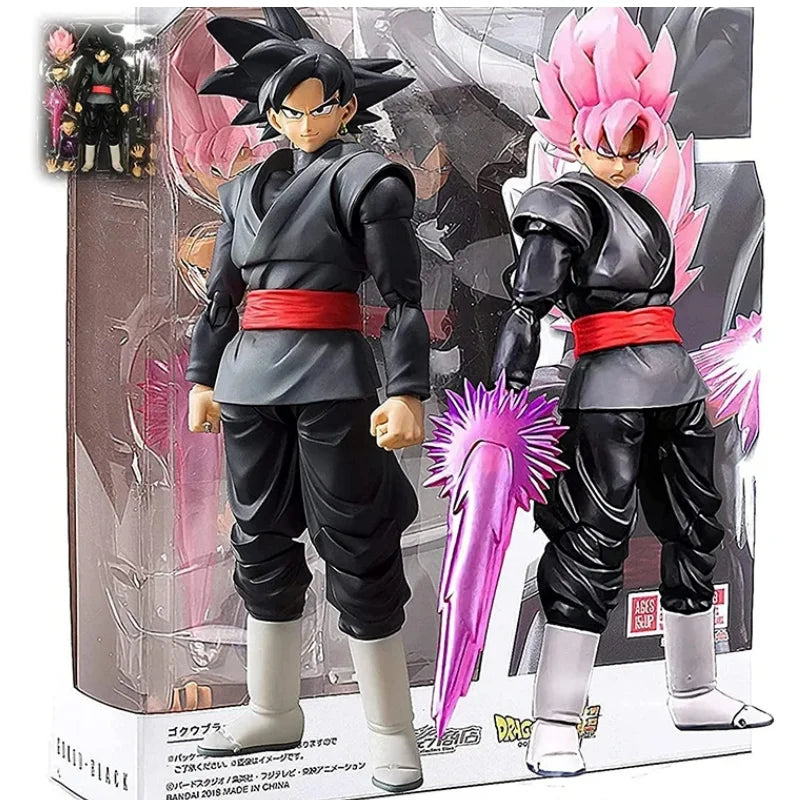 14 см аниме Dragon Ball Black Goku Zamasu екшън фигурка Super Saiyan филмова версия DBZ модел с множество аксесоари играчки