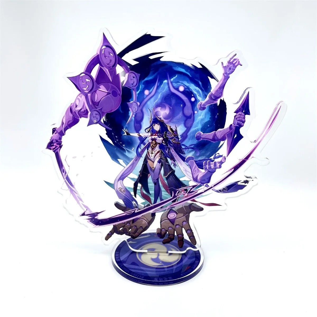 Anime Figur Genshin Impact Furina Arlecchino Xiao Yae Miko Yelan Acryl Stand Modell Platte Schreibtisch Dekor Stehende Zeichen Fans Geschenk