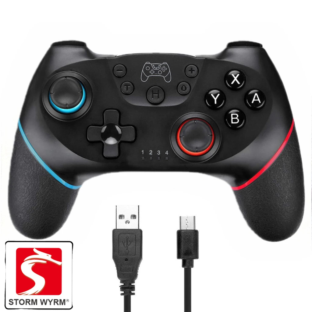 STORM WYRM Wireless Controller With Motion Sensors and Double Vibration for For N-SL SW001