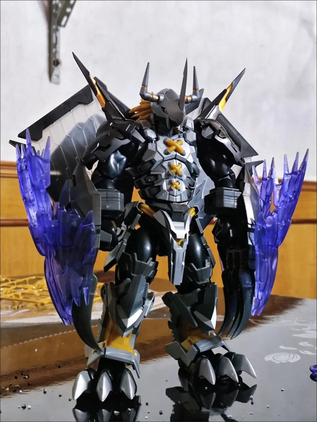 FRS WarGreymon Upgraded Version with Special Effects Parts, Digimon Anime Figure, Assembly Model Kit, Action Figure