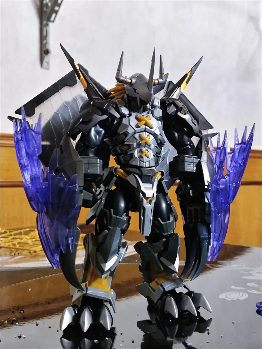 FRS WarGreymon Upgraded Version with Special Effects Parts, Digimon Anime Figure, Assembly Model Kit, Action Figure