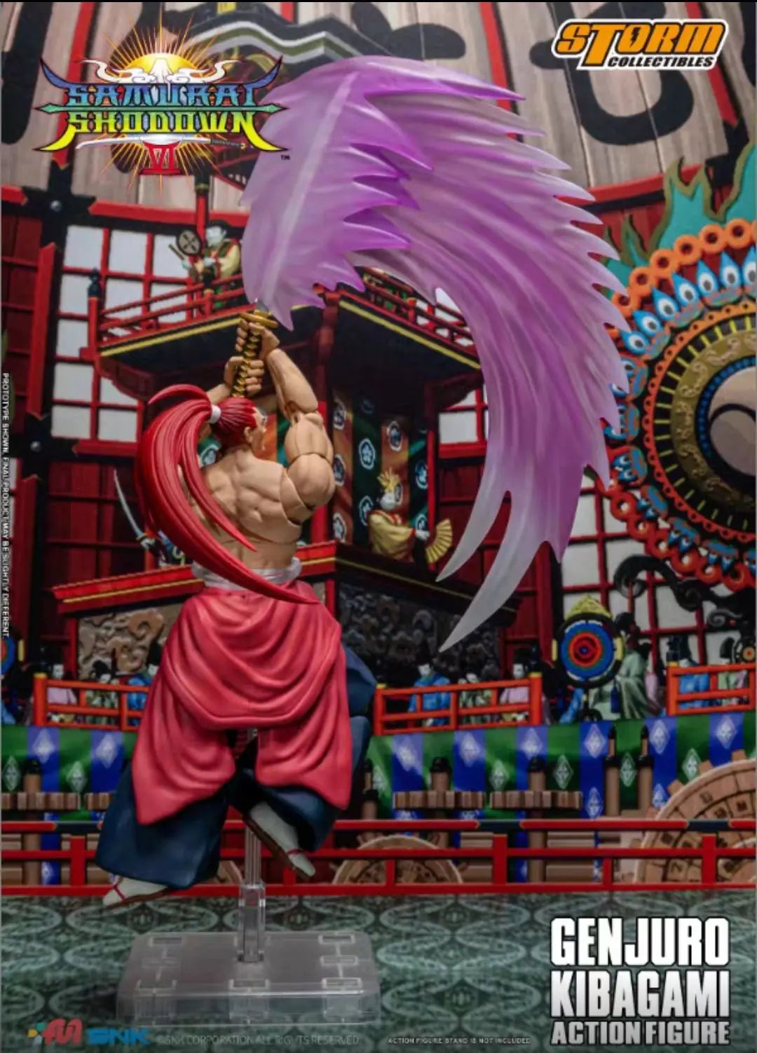 In-stock Storm Toys Samurai Shodown Gaoh Genjuro 1/12 Action Figure Model Collectible Gift
