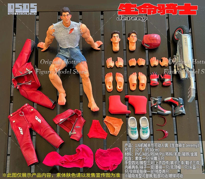 In Stock 0505 Produce 1/6 Scale Male Soldier Jeremy Life Knight Tough Guy Full Set 12-inches Action Figure Model Doll Gifts