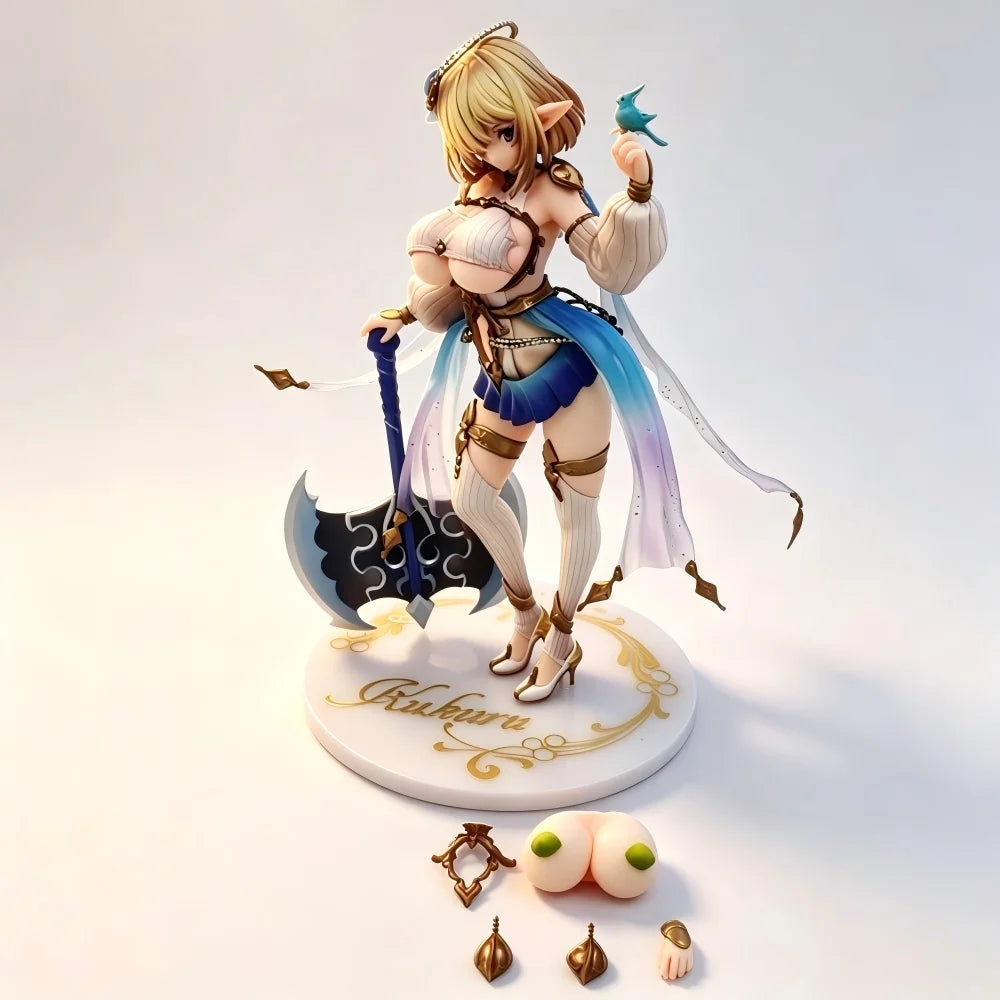   1/6 Scale 5th Villager Priscilla Female Character Model Kit PVC Garage Kit Collectible Complete Figure