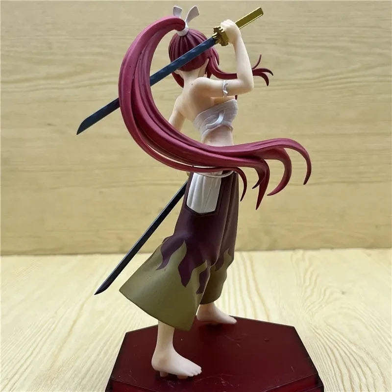 Fairy Tail Final Chapter Erza Scarlet Demon Sword Red Sakura Actionfigur - Bewegliches GSC POP PUP Modell Sammlerstück Weihnachtsgeschenk