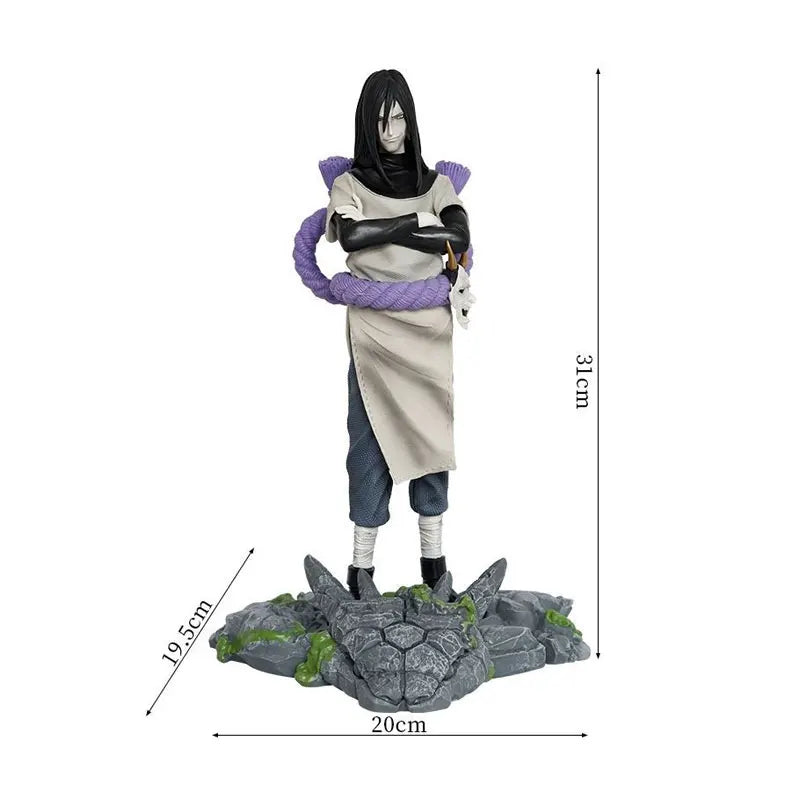 Anime-Figur Naruto Orochimaru Actionfigur Akatsuki PVC-Modell Statue Schreibtischdekoration Anime-Accessoires Sammlerstück Geschenk