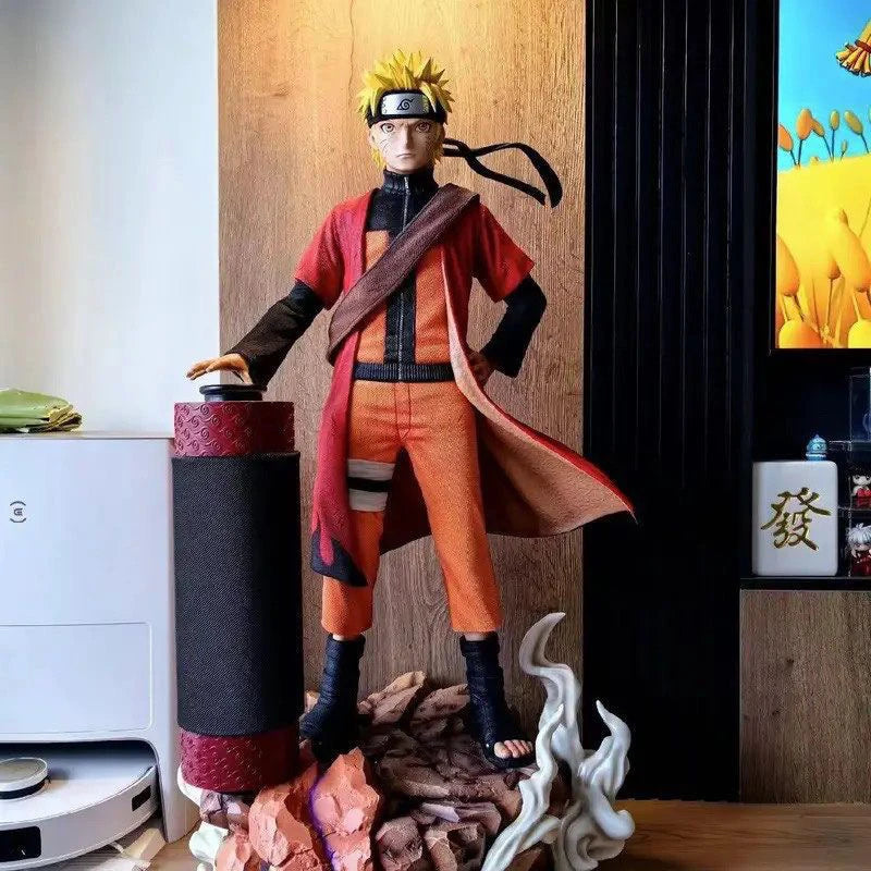 Anime Figure Reel Uzumaki Sasuke Uchiha Figurine Standing Pvc Statue Desktop Ornament Collection Toy Christmas Birthday Gift