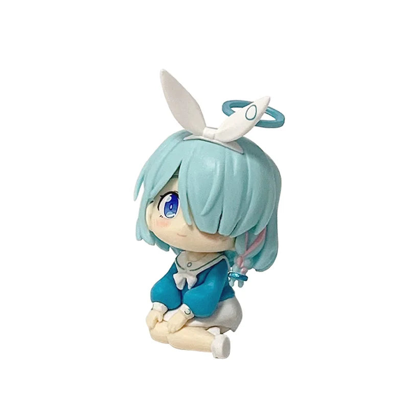 Christmas 7.5cm Blue Archive Game ambitus Plana/Arona Q version Model Action Figures PVC cute exquisite Collection Birthday gift