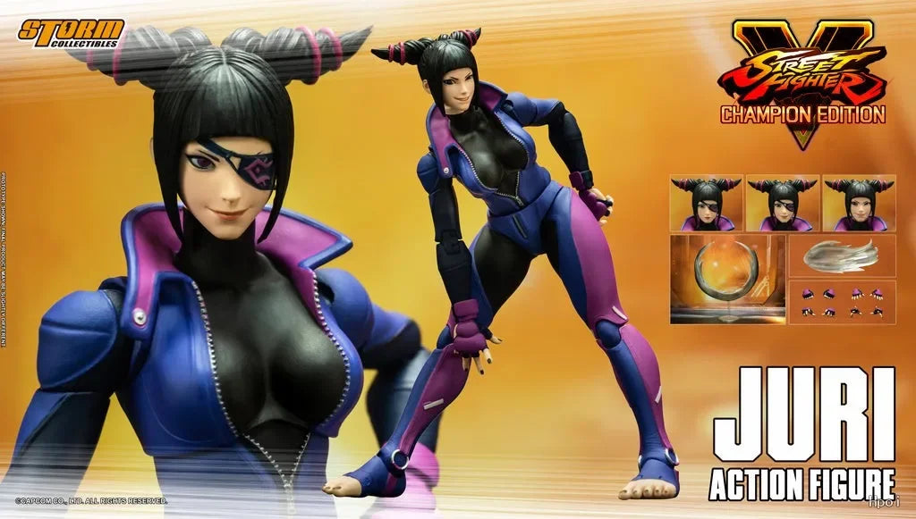 【MT】In Stock Original Storm Collectibles Street Fighter JURI Han 1/12 Action Figure Model Toy Gifts