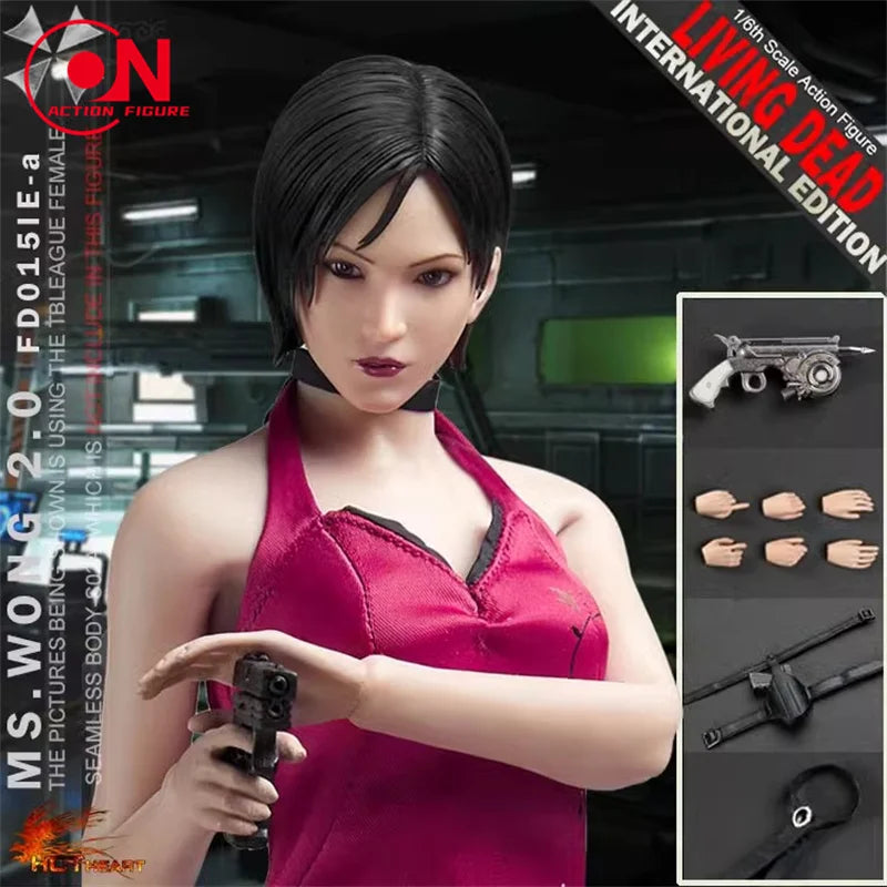 2025 Q4 Hot Heart FD015IE 1/6 Scale Secret Agent Action Figure 12'' Female Solider Figurine Model Full Set Collectible Toy