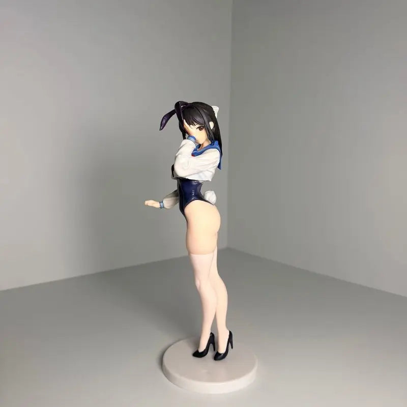 Anime Sexy Jk Bunny Girl Uniform Figure Beautiful Girl Desktop Ornament Computer Case Car Decor Collectible Model Gift For Adult