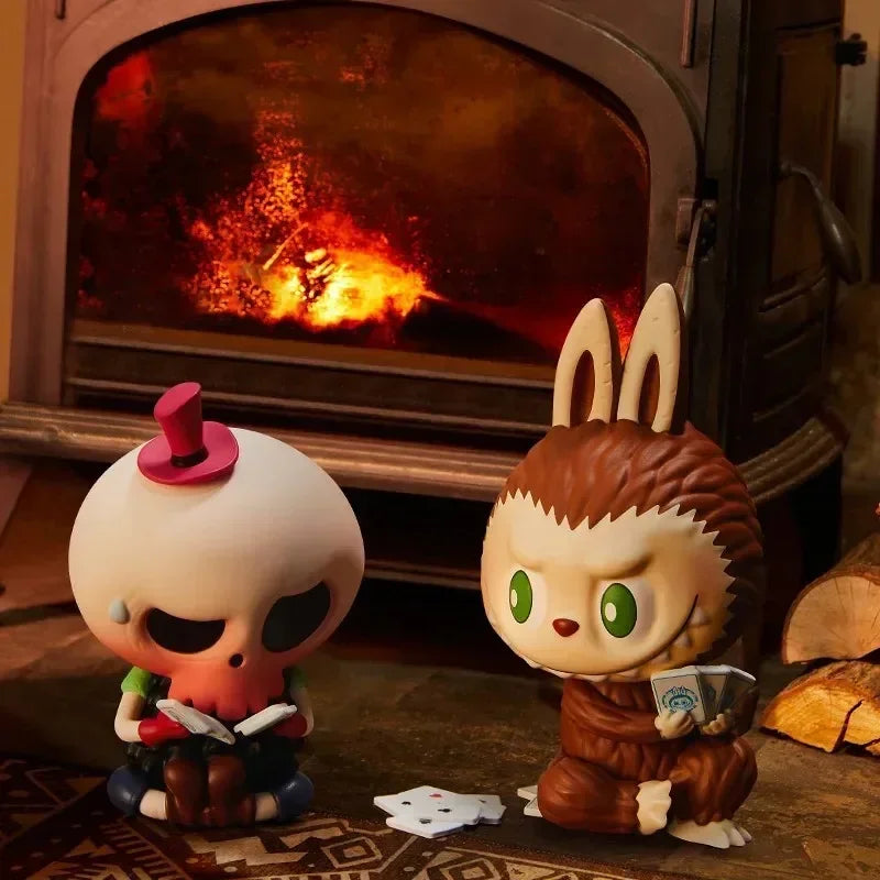 POP MART LABUBU THE MONSTERS Mischief Diary Series Blind Box Surprise Box Оригинална екшън фигурка Анимационен модел Орнамент Колекция