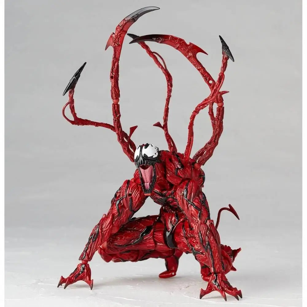 AMAZING YAMAGUCHI Carnage Venom Spider Man Marvel Legends Actionfigur Gelenkbewegliche Gesichtsänderung Statue Modell Kinder Spielzeug Geschenk
