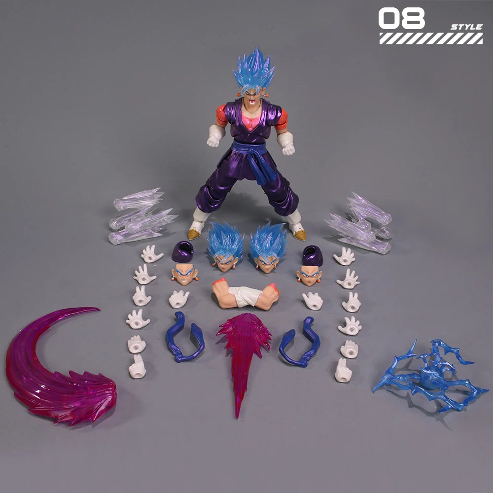 Original YGmw Studio OC Dragon Ball SHF Super Saiyan Fusion Warrior Vegito 07 Anime Action Figure Collectible Model Toy Gifts