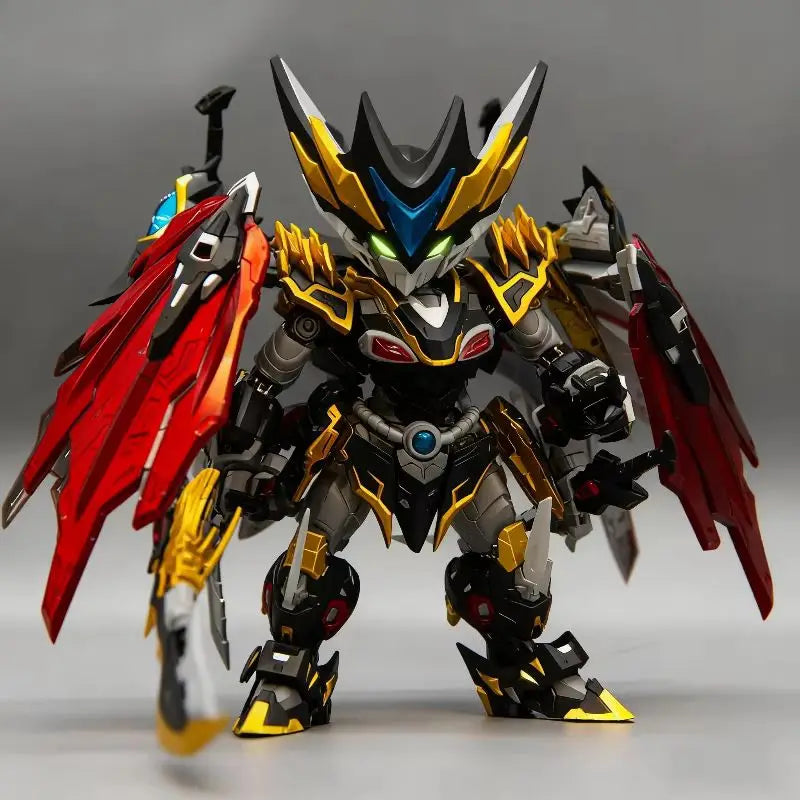 Motor Nuclear Gan Jiang Q Version MNPQ-XH04 Articulated Action Figures Assembly Model Kit Alloy Desktop Ornament Boy Toys Gifts
