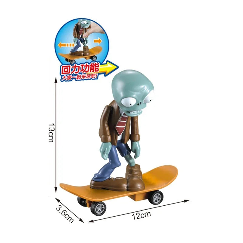 Anime Figures Plants vs. Zombies Toys Giant Zombie Surfing Zombies Crazy Dave Game Model PVZ Dolls for Children Christmas Gifts