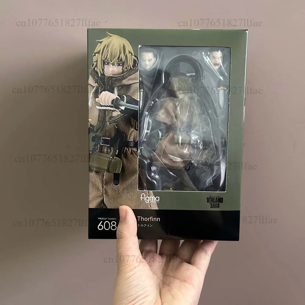 Figma 608 Thorfinn 14CM Vinland Saga Action Figure Model Toys Joint Movable Doll Birthday Present For Friends Bookshelf Decor