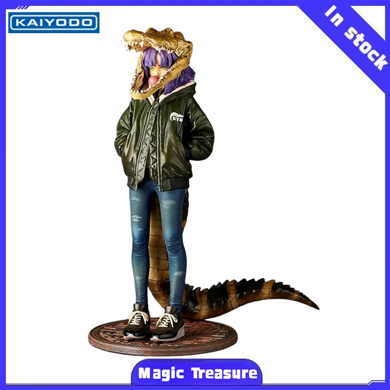 【MT】Original KAIYODO CROCO GIRL Entei Ryu 1/7 Scale Model Figure Toy