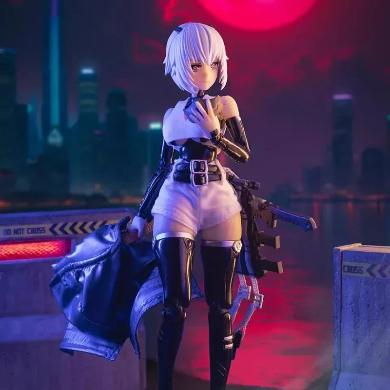 Original Huanyu Technology Armed Battle Angel Aba-002 im Maßstab 1/12, gesammeltes Charakter-Mobilset, Kriegerin, Anime-Modellspielzeug