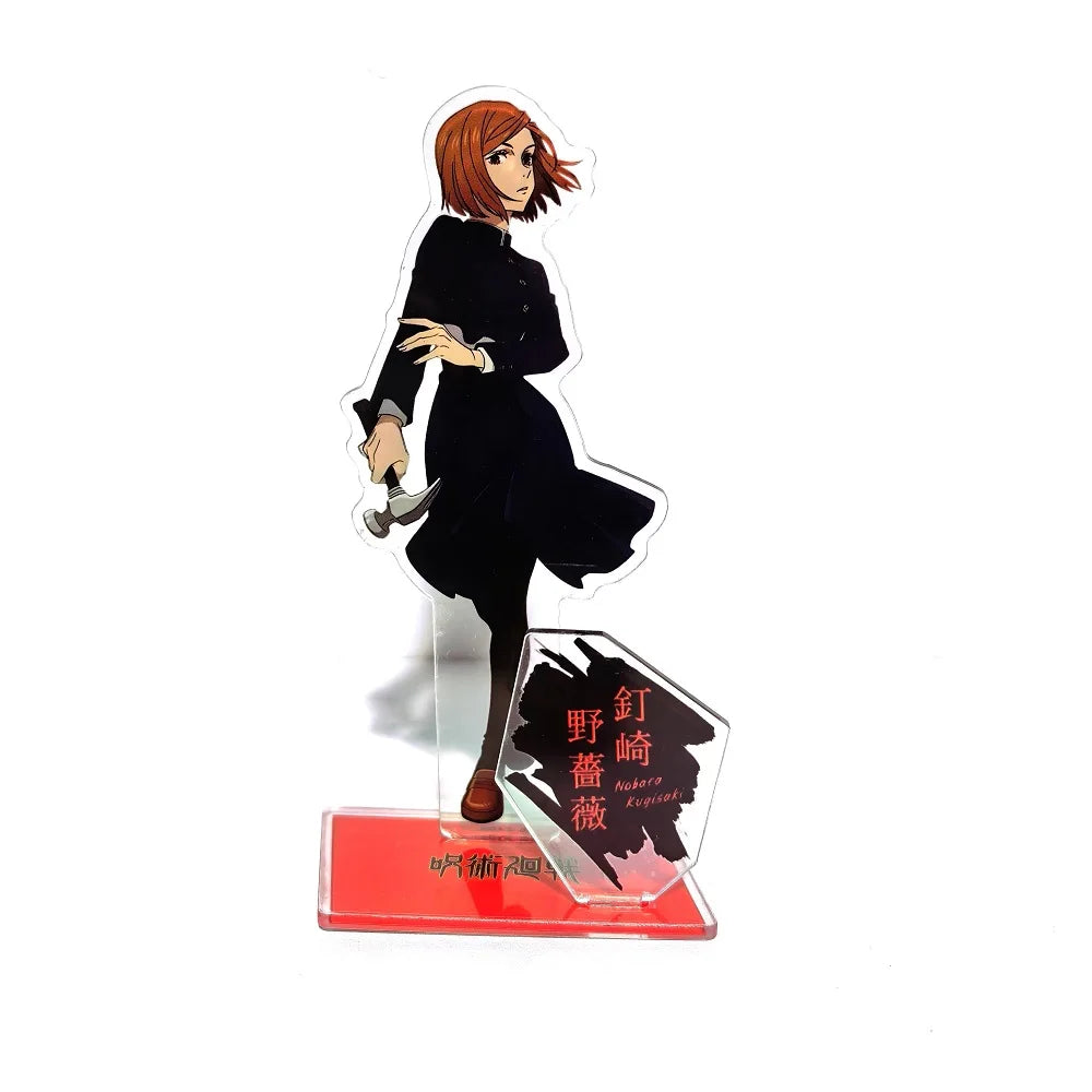 Anime Jujutsu Kaisen Gojo Satoru Geto Suguru Megumi Yuji Nobara Ieiri Shoko Acrylic Stand Doll Game Figure Model Plate Cosplay