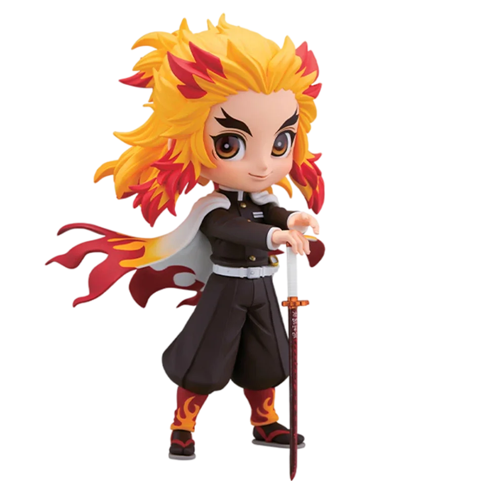 Kawaii Anime Demon Slayer Figure Nezuko Tanjirou Zenitsu Inosuke Kyoujurou GiyuuQposket PVC Model Toys children Gift