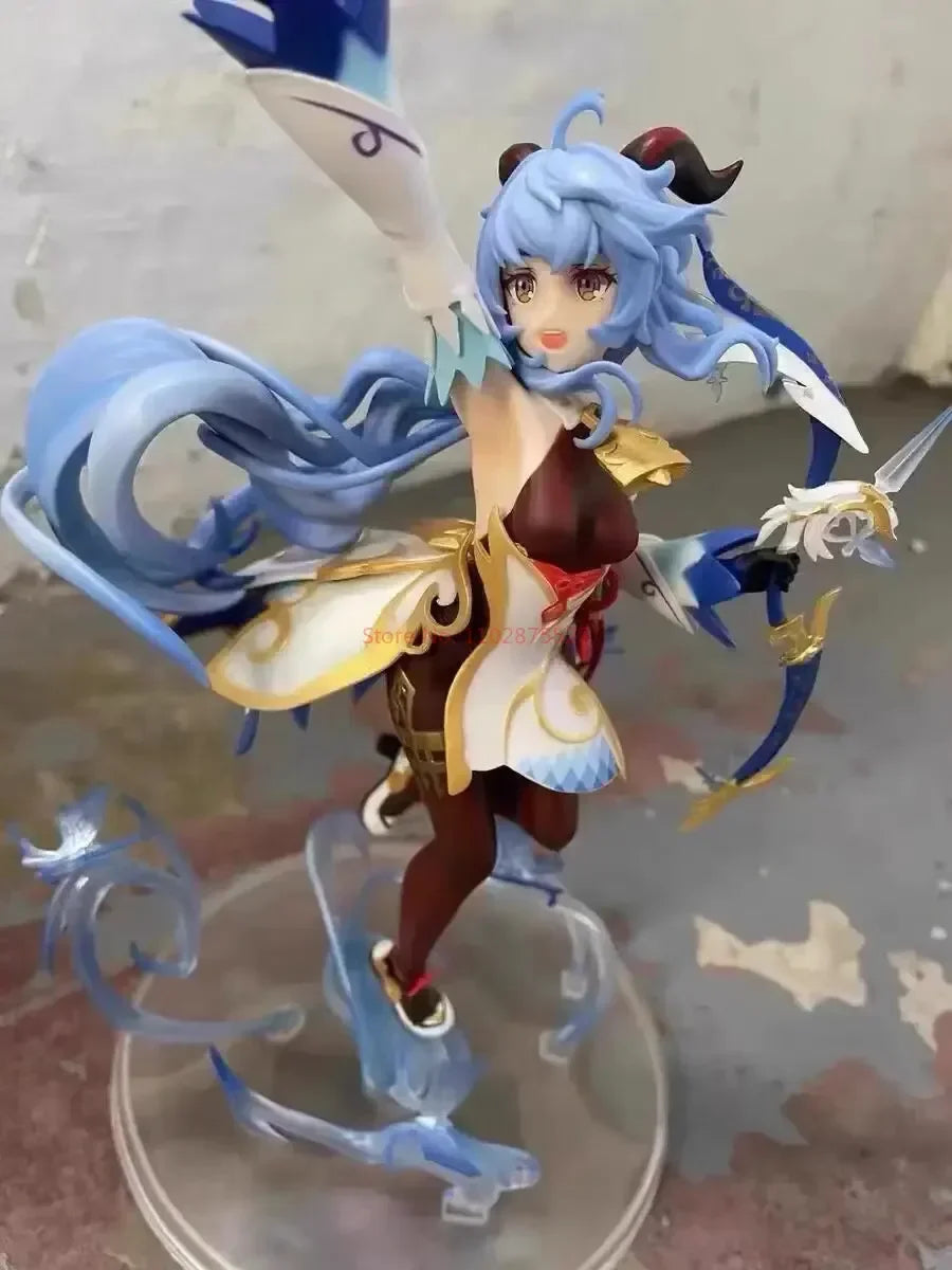 Genshin Impact Wanderer Anime Figure Bow And Arrow Ganyu Action Figure Adult Model Doll Toys Gifts  Gan Yu 1/7 Model Box Set