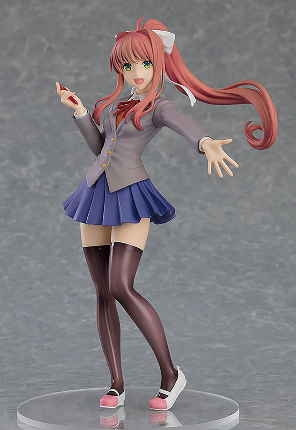 Original Genuine Good Smile Company Prepainted Pop Up Parade Doki Doki Literature Club! Monika H=180mm Game Character Figure
